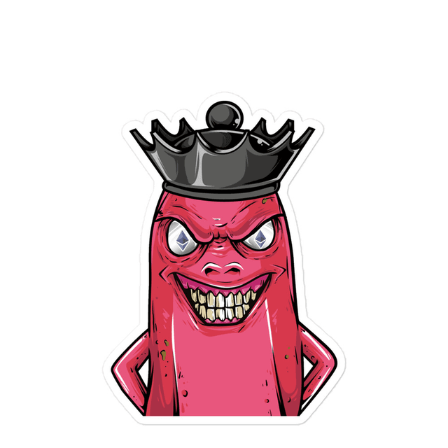 One style Mad Joker Banana Sticker