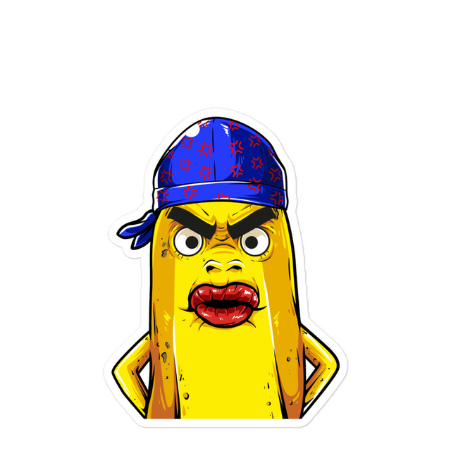 One style Yo Duck Banana Sticker